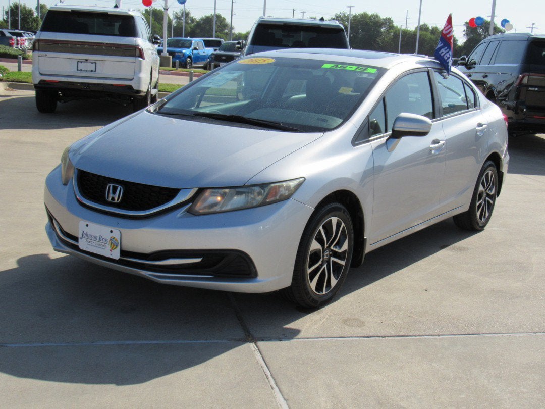 Used 2015 Honda Civic EX with VIN 19XFB2F88FE057463 for sale in Temple, TX