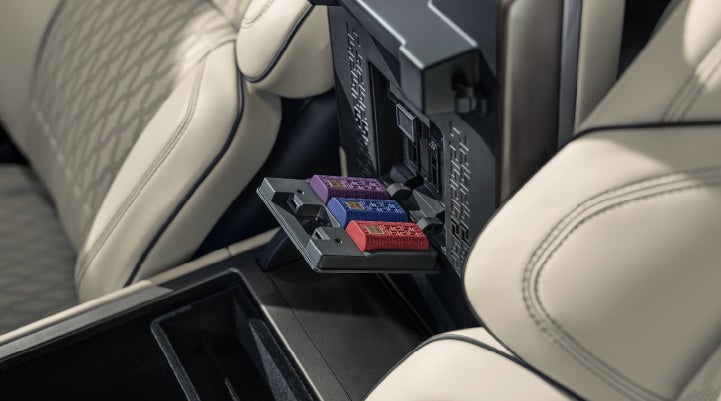 Digital Scent cartridges are shown in the diffuser located in the center arm rest. | Johnson Brothers Lincoln in Temple TX