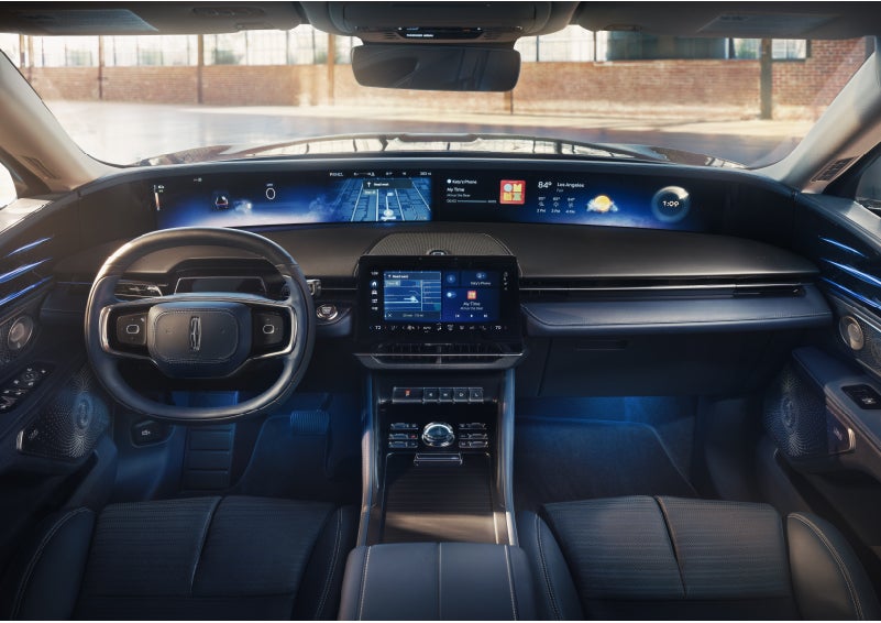 The panoramic display is shown in a 2026 Lincoln Nautilus® SUV. | Johnson Brothers Lincoln in Temple TX
