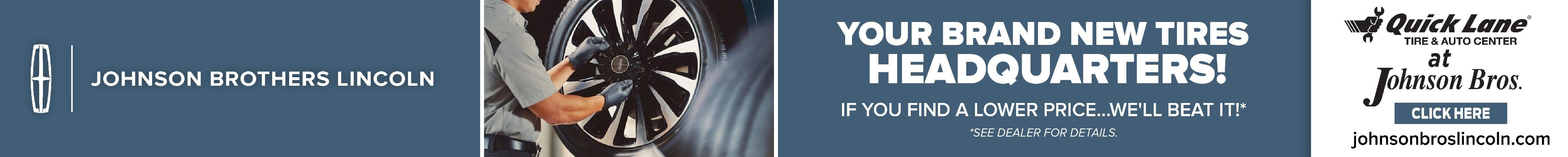 Johnson Brothers Lincoln banner